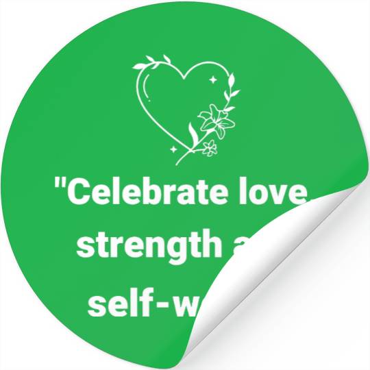 "celebrate love" Valentine motivation Stickers