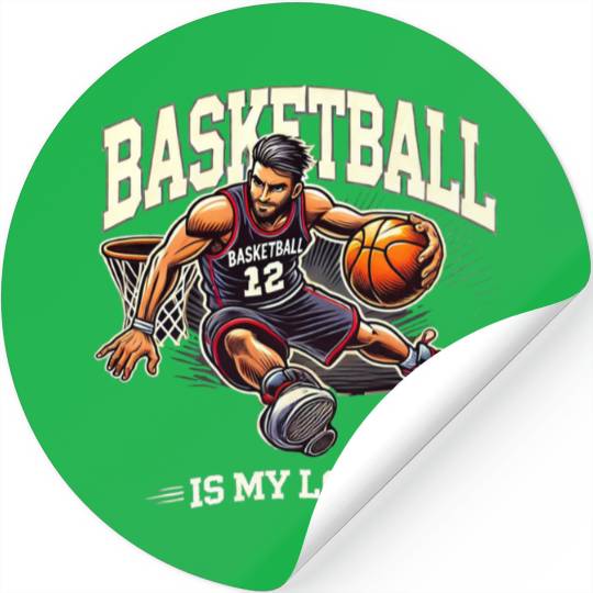 Basketball Love Stickers