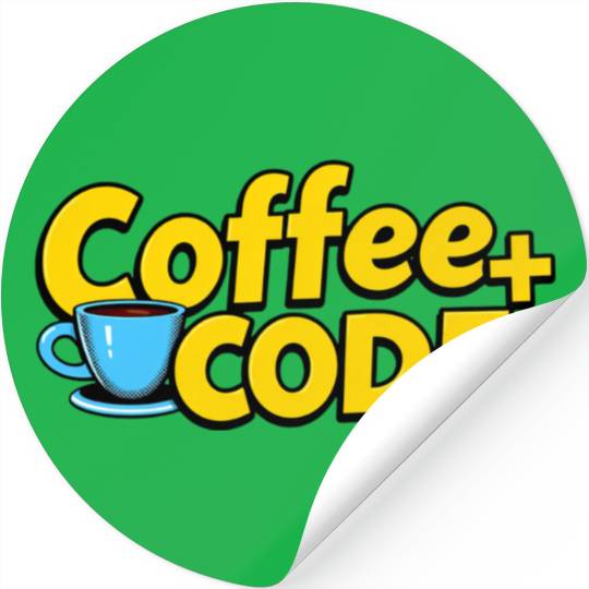 Coffee + Code Stickers