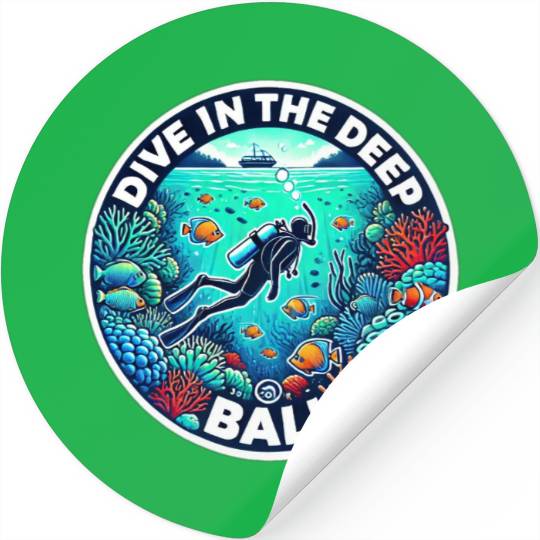 Ocean Explorer Badge Stickers