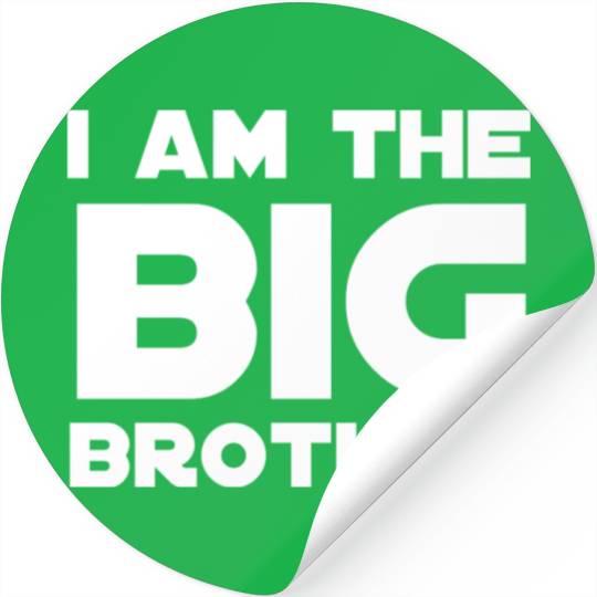 I am the big brother Stickers