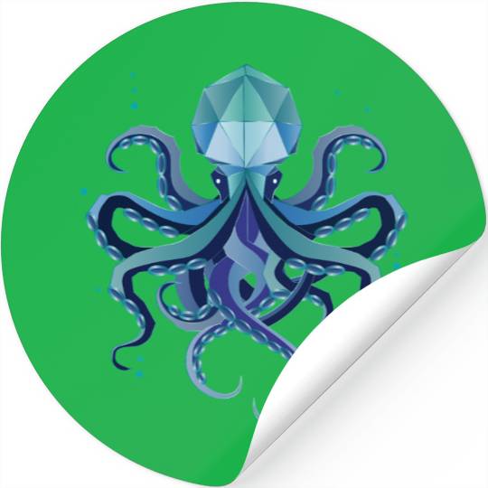 Octopus - Mystical Deep Sea Creature Stickers