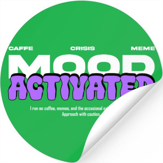 Mood Activated – Powered by Vibes Stickers