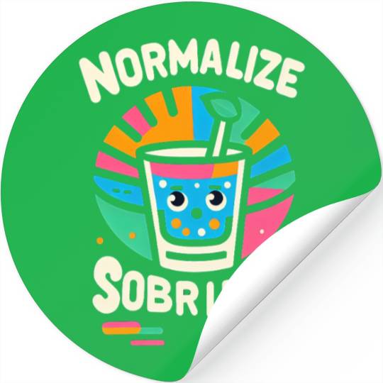 Normalize Sobriety 9 Stickers