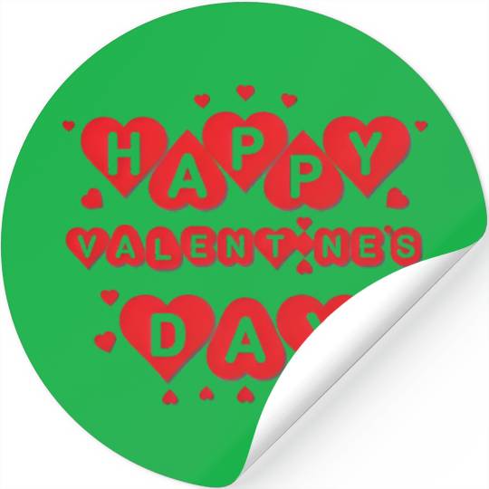 Happy Valentine's Day. Stickers