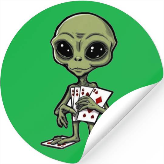 Alien Cards 1 Stickers