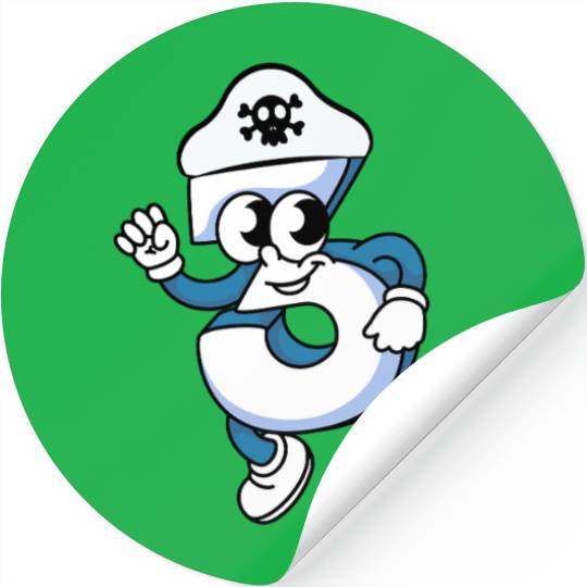Number Three Pirate Treasure Hunter s Triumph Stickers