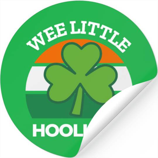 Wee Little Hooligan Great Saint Patrick Day Gift Stickers