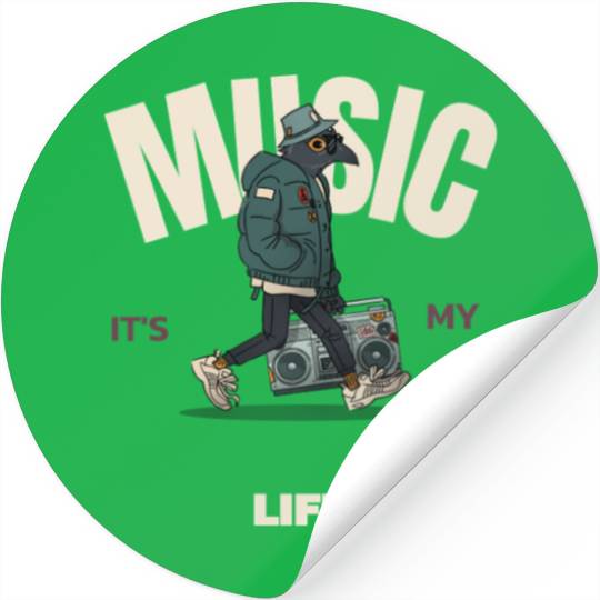 Urban Bird DJ Graphic Stickers