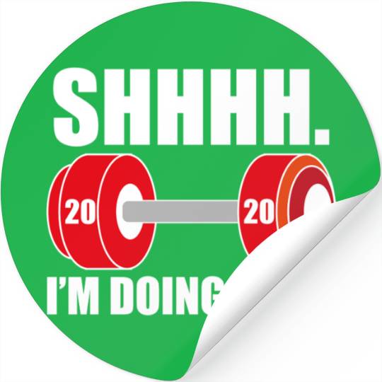 SHHH I'm doing math! Stickers