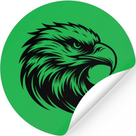 Elegant Bird Of Prey As A Powerful Animal Graphic Stickers