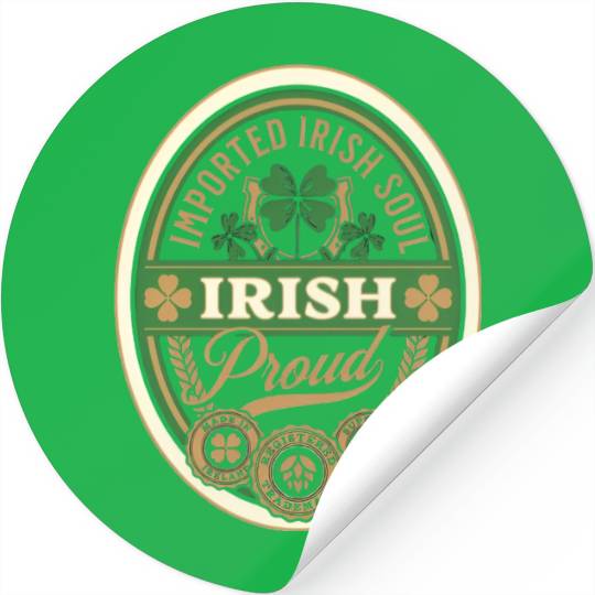Kiss Me Im Irish 2025 Stickers