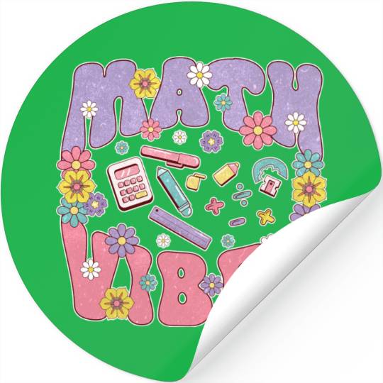 Math Vibes Stickers