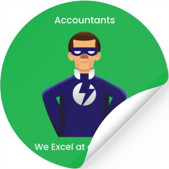 Accounts: we excel at everything Stickers
