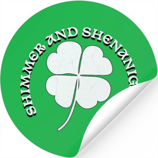 Shimmer and Shenanigans Large Clove Design Stickers