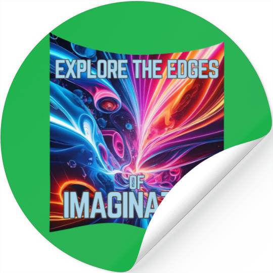 Surreal Spectrum - Explore the edges of imaginatio Stickers