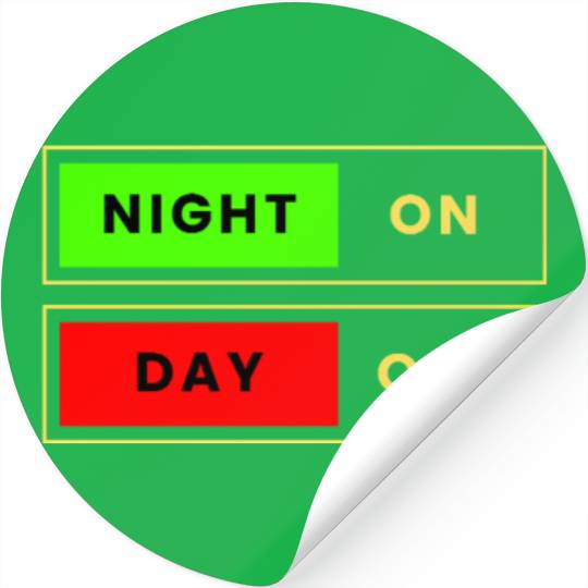 Night On Day Off Stickers