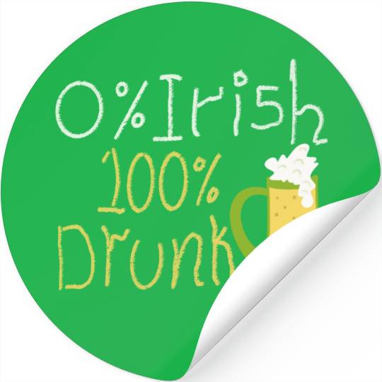 Funny St Patricks Day Stickers - irish humor