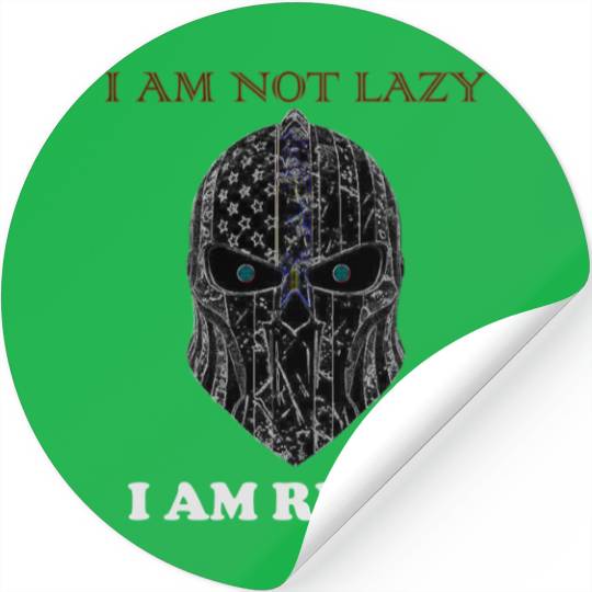 sparta Grunge Gothic Skull Stickers