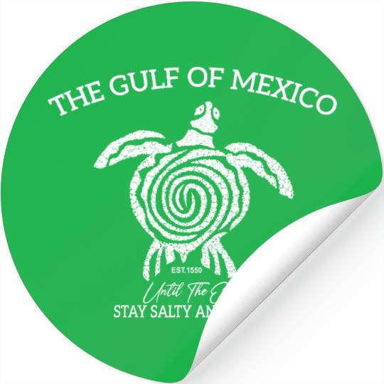 Tribal Sea Turtle of the of Mexico Stickers