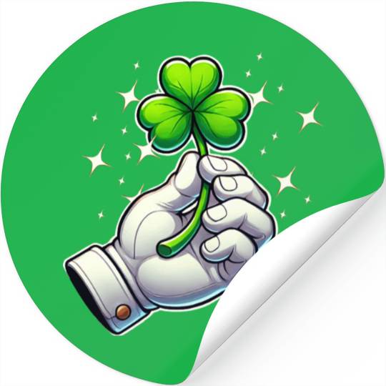 Shamrock St Petrick Stickers