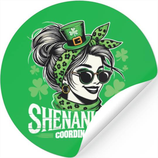 St. Patrick's Day Shenanigans Coordinator Stickers