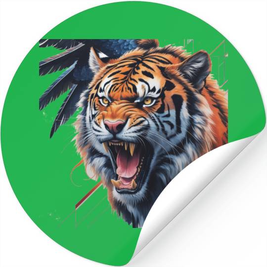 Fierce Roar Stickers