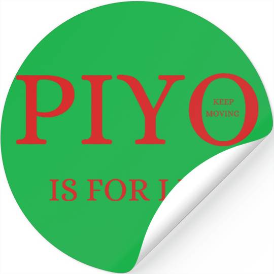 PIYO Exercise Stickers