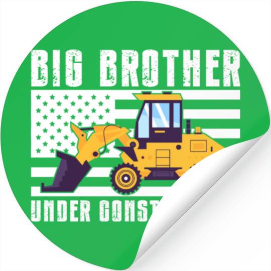 Big Brother Under Construction Stickers