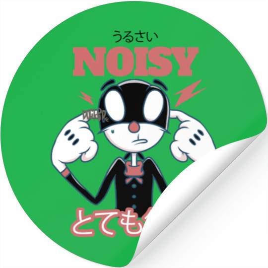 noisy Cat Anatomy Stickers
