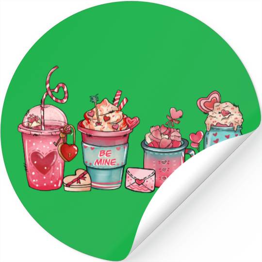 Love Drinks Stickers
