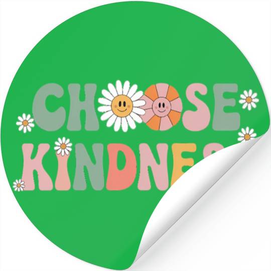 Choose Kindness Kind Teacher Back To School Stickers