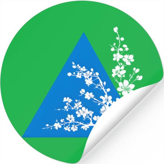 Triangle and Blossom Stickers