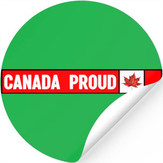 Canada Proud Stickers