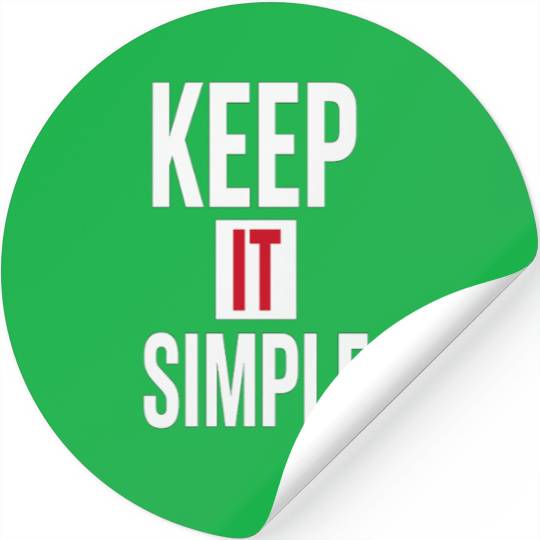 Keep It Simple – Minimalist Quote Stickers