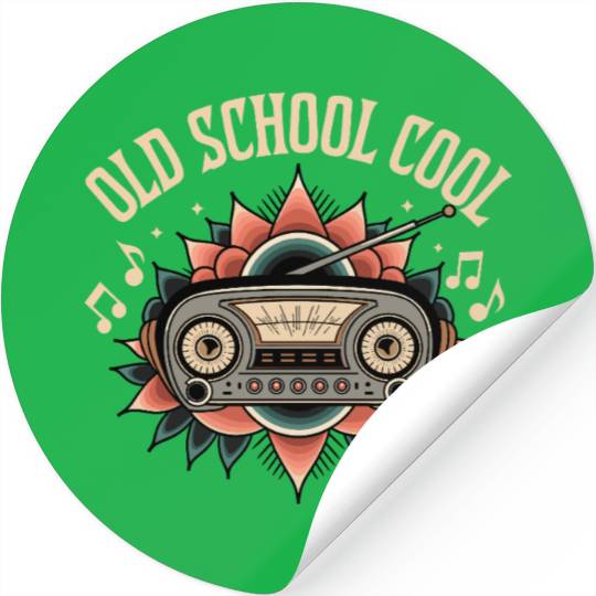 Old School Cool Stickers