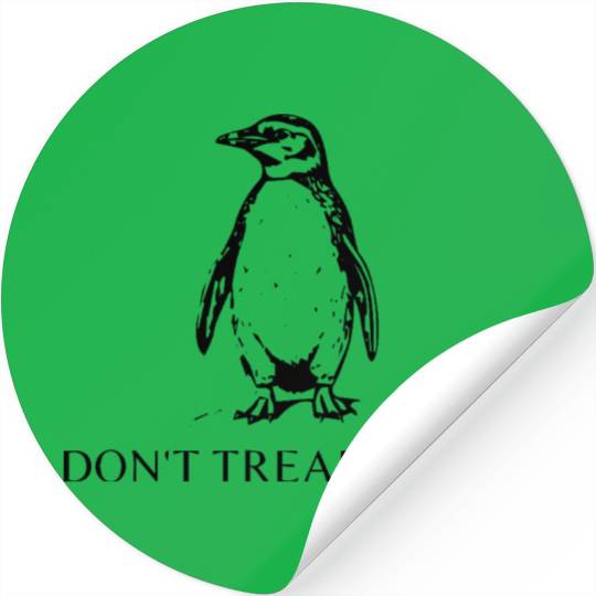 Don't Tread On Me Penguin Tariff Stickers