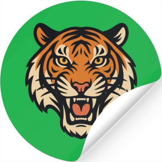 tiger symbol Stickers