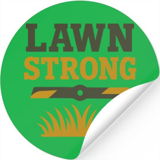 Landscaper Lawn Boss Outdoor Life Green Thumb Gras Stickers