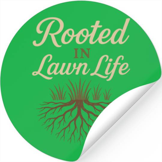 Landscaper Lawn Boss Outdoor Life Green Thumb Gras Stickers
