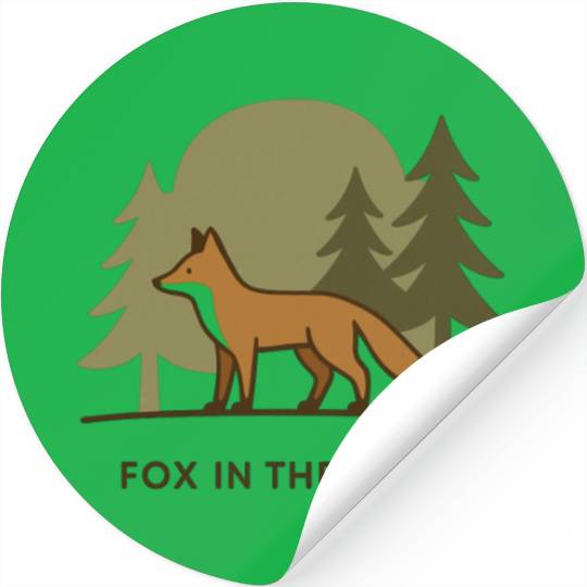 Fox in the Forest Stickers