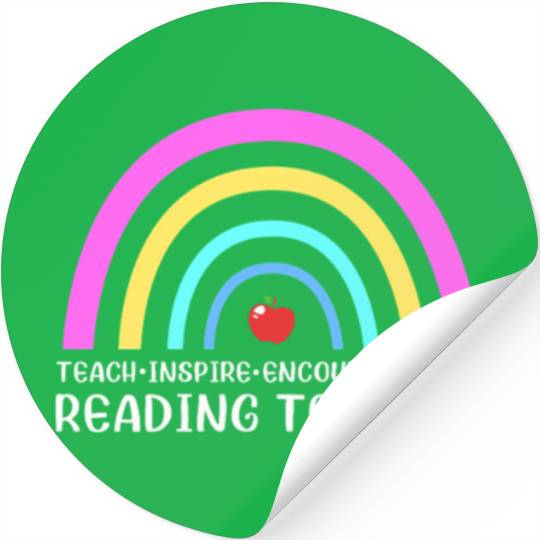 Reading Teacher Literature Book Library Stickers