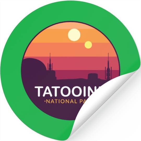 Tatooine National Park Stickers