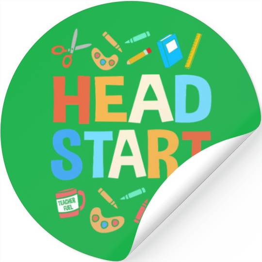 Head Start Crew School Teacher Stickers