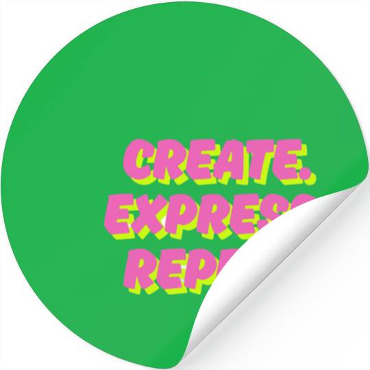 Create. Express. Repeat. Creative Stickers