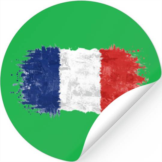 French Flag (Colors of Liberty) Stickers
