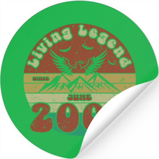 16th birthday Living Legend since VIN 06/2009 Stickers
