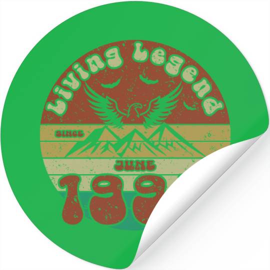 30th birthday Living Legend since VIN 06/1995 Stickers