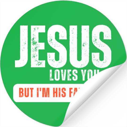 Christian clothing, apparel design Stickers