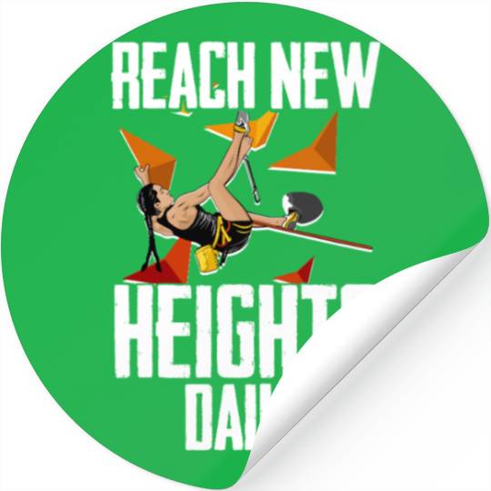 Indoor Rock Climbing Reach New Heights Daily Stickers